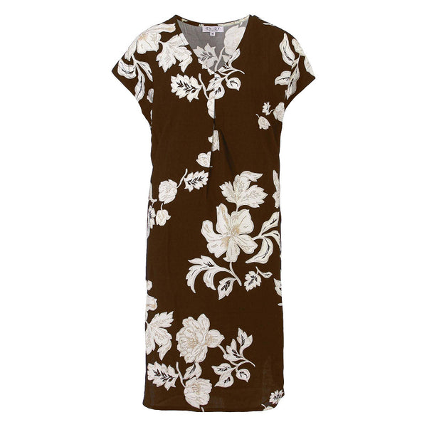 enjoy jurk v-hals met bloemen 503103