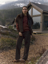 Lady Day-Vest Jenna-Dark Brown