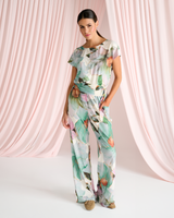 k-design c112 jumpsuit met bloemen print p114
