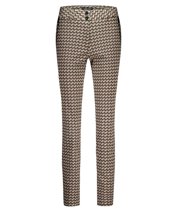 lady day broek colette zip studio print