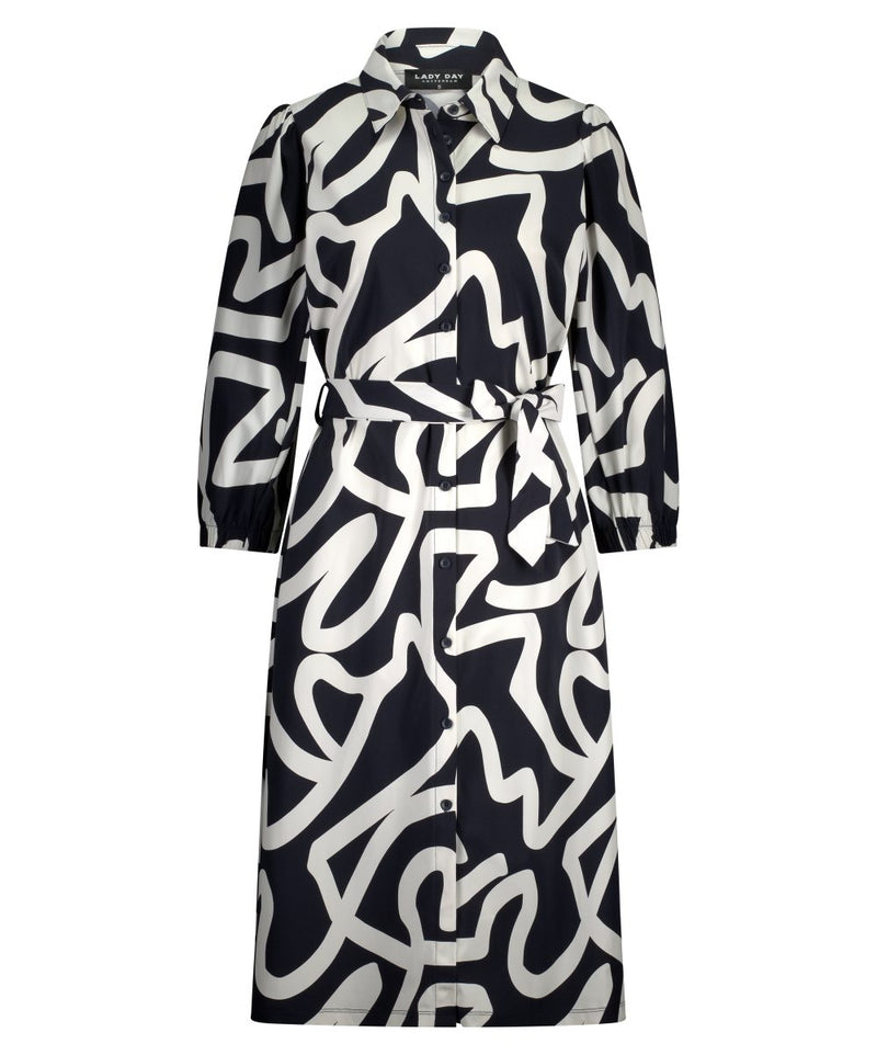lady day travel jurk louisa keith blue