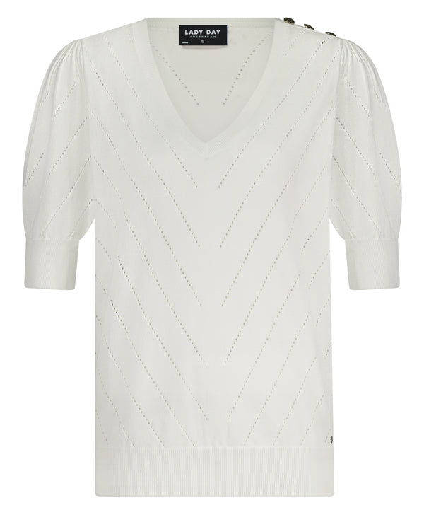 lady day trui lynda offwhite
