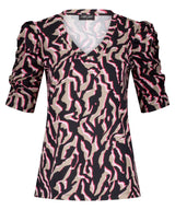lady day top tigger zebra print