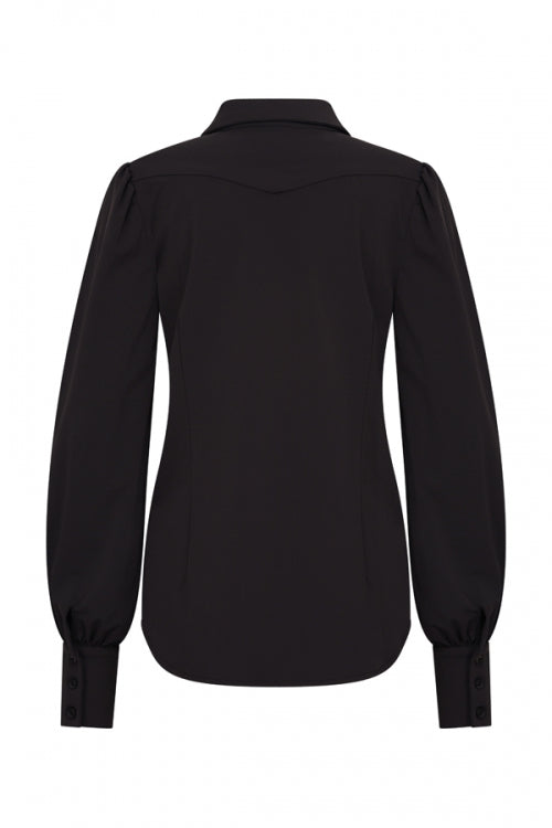 Mi Piace Travelstof Blouse 202037 Black
