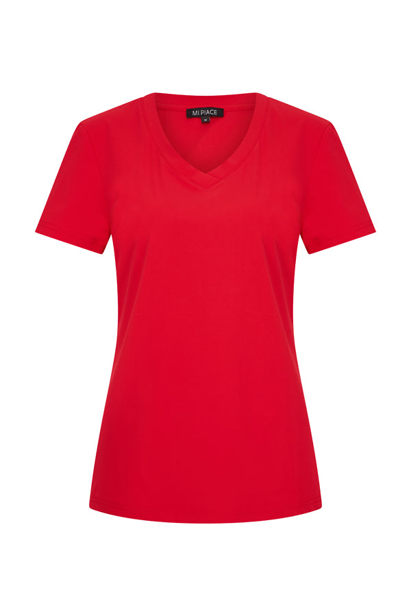 mi piace travelstof top 202080 rood