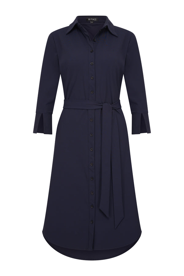 mi piace travelstof jurk donkerblauw 202092
