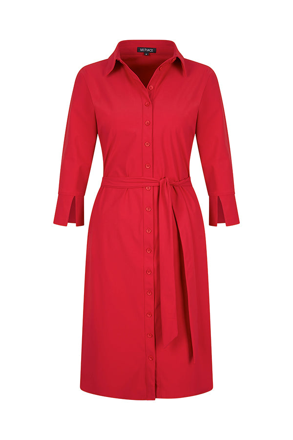 mi piace travelstof jurk 202092 rood
