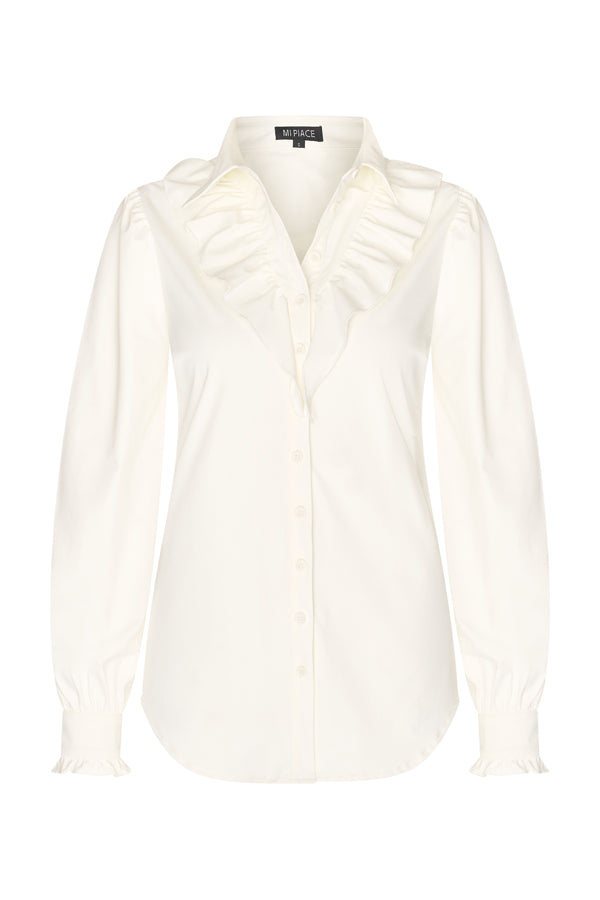 Mi Piace Travel Blouse 202523 Offwhite