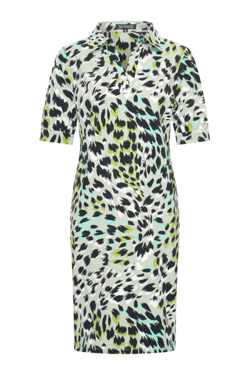 mi piace jurk 202605 faded camouflage print lilypad