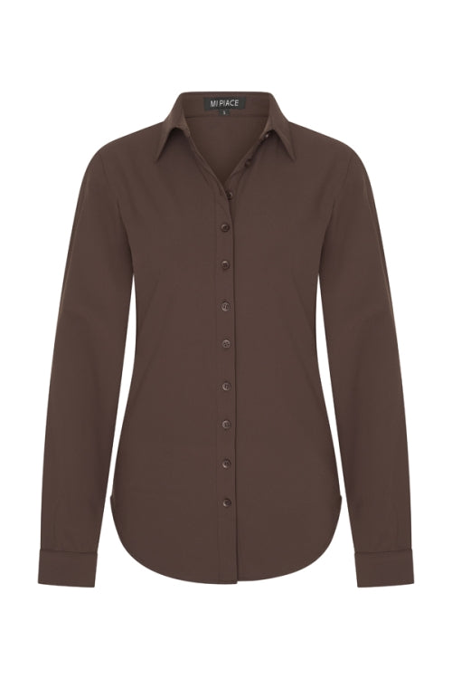 mi piace blouse 60840 brown