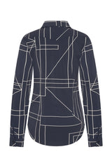 mi piace blouse geometric print black/kit