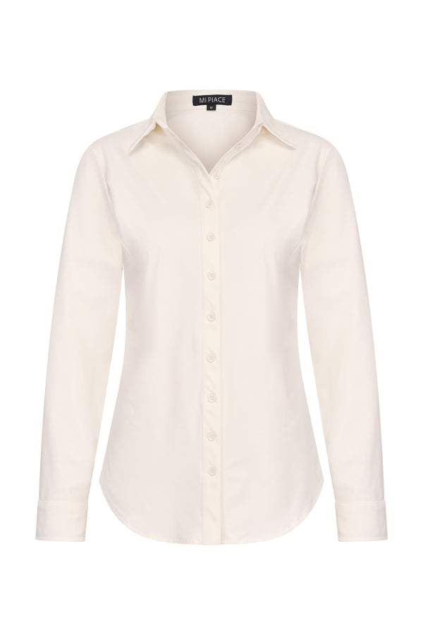 mi piace travelstof blouse offwhite 60840