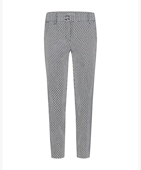 red button broek diana fancy dot darkblue