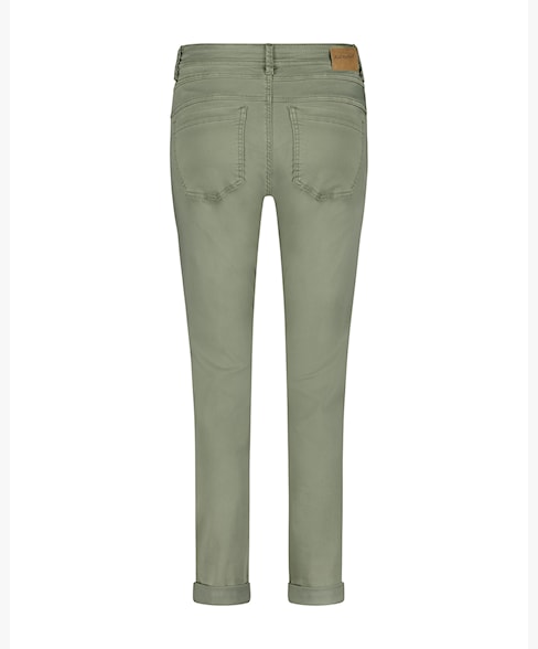 red button jog jeans teagreen
