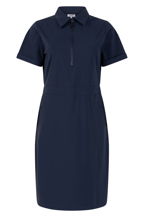 zoso travel jurk vanity navy