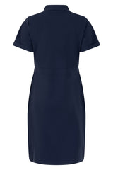 jurk vanity donkerblauw van zoso