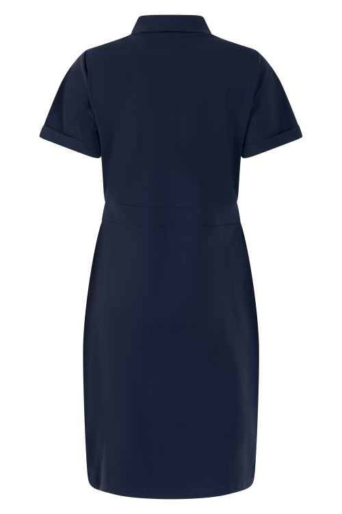 jurk vanity donkerblauw van zoso