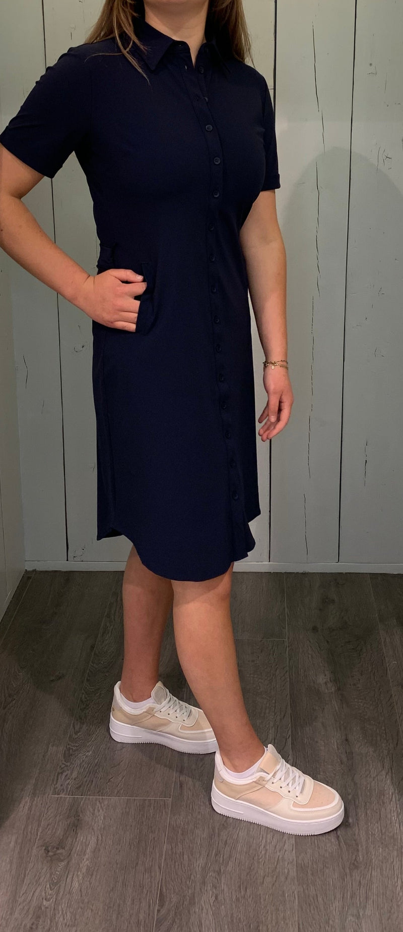 mi piace jurk donkerblauw